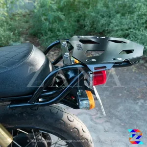 Zana Top Rack with Aluminum Plate (T-1)- RE GT& Interceptor 650
